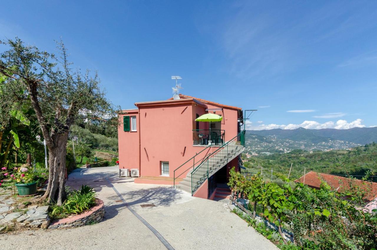 Alla Casa Rosa, Peaceful Apartment Surrounded By Greenery With Free Parking, Wifi & Air Conditioning 拉帕洛 外观 照片