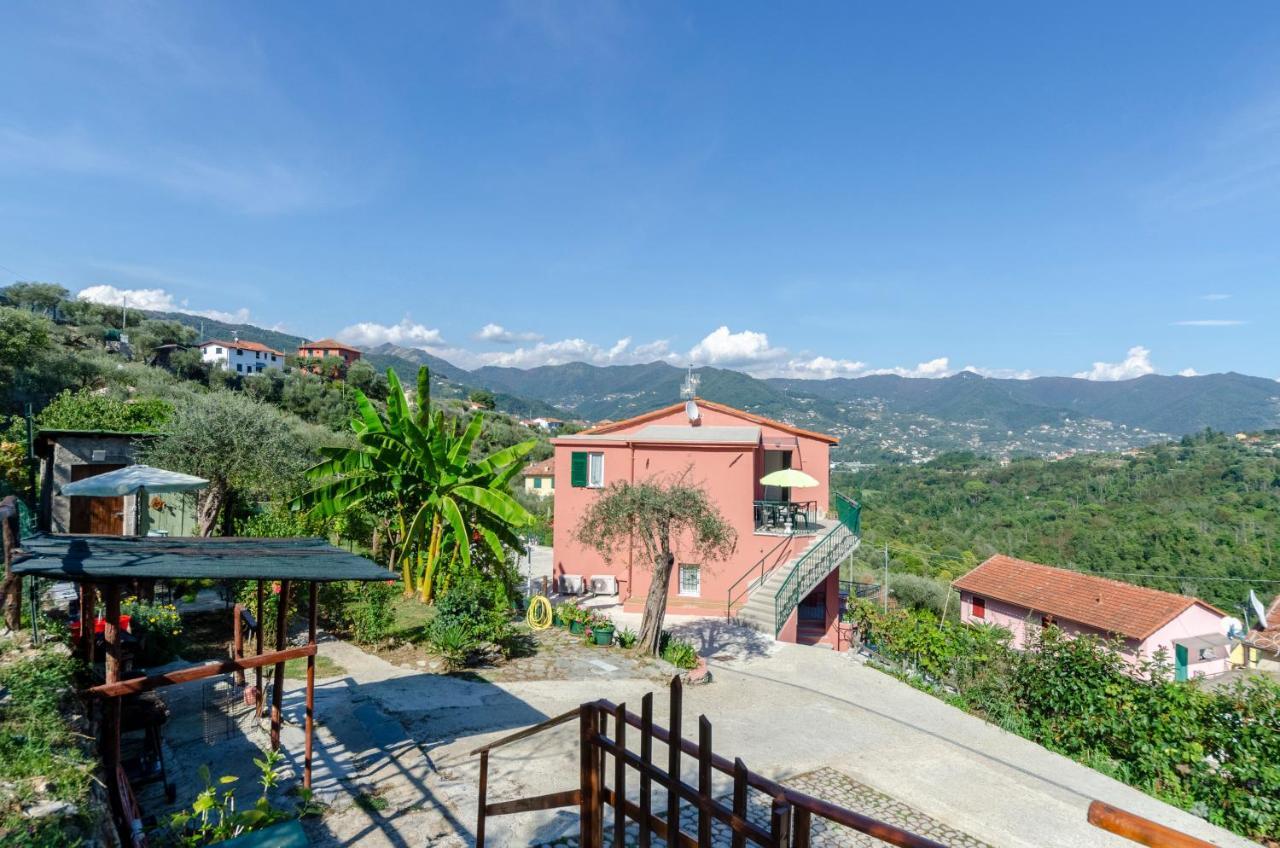Alla Casa Rosa, Peaceful Apartment Surrounded By Greenery With Free Parking, Wifi & Air Conditioning 拉帕洛 外观 照片