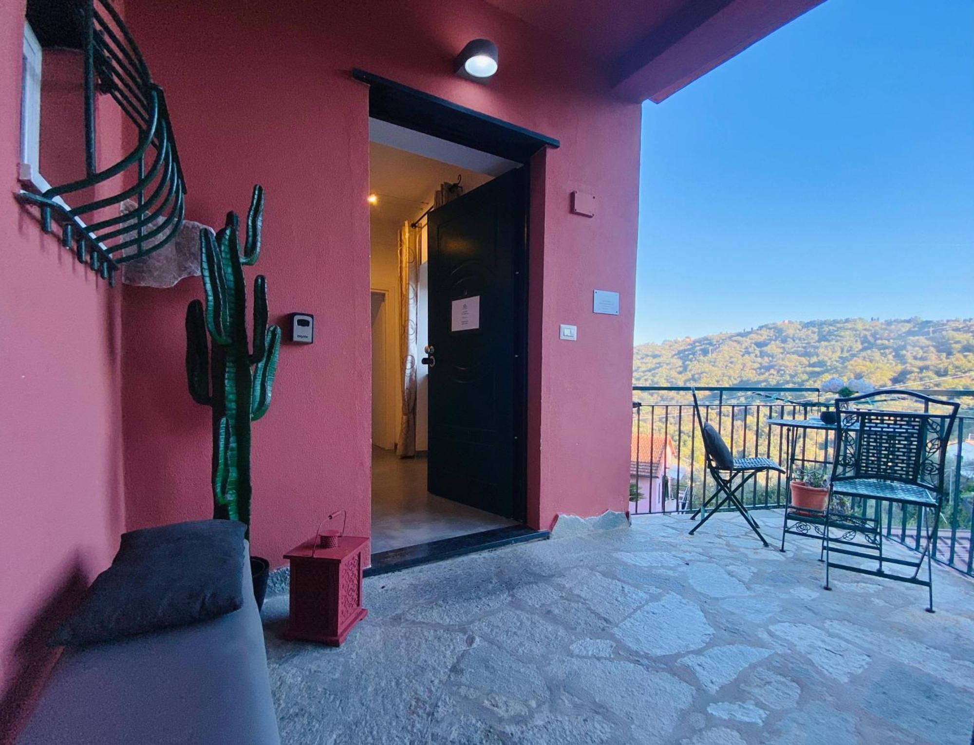 Alla Casa Rosa, Peaceful Apartment Surrounded By Greenery With Free Parking, Wifi & Air Conditioning 拉帕洛 外观 照片